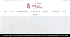 Desktop Screenshot of hotelvillasonia.com