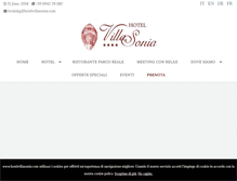 Tablet Screenshot of hotelvillasonia.com